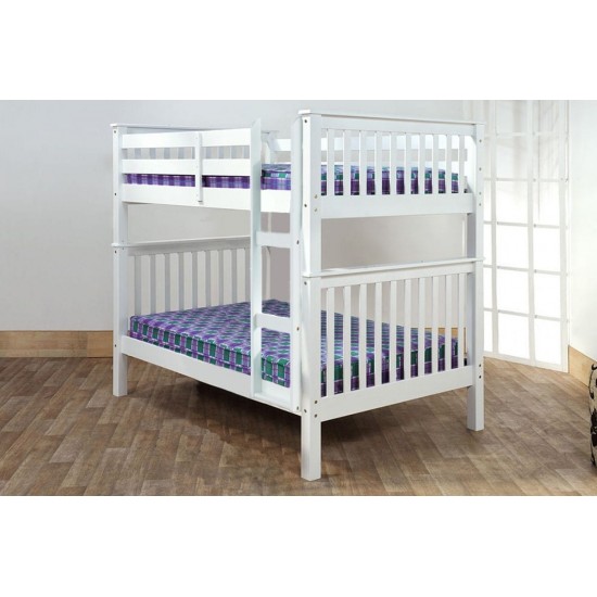 Bunk Bed 54"/54" T-2502 (White)